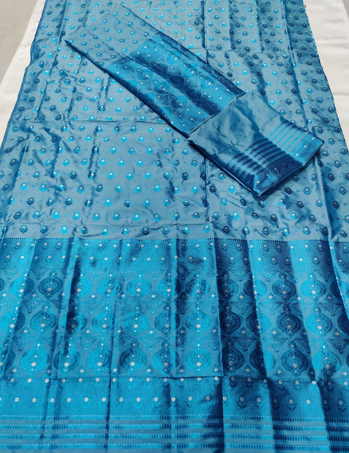 Colouring Jari Mix Set Mekhela Sador