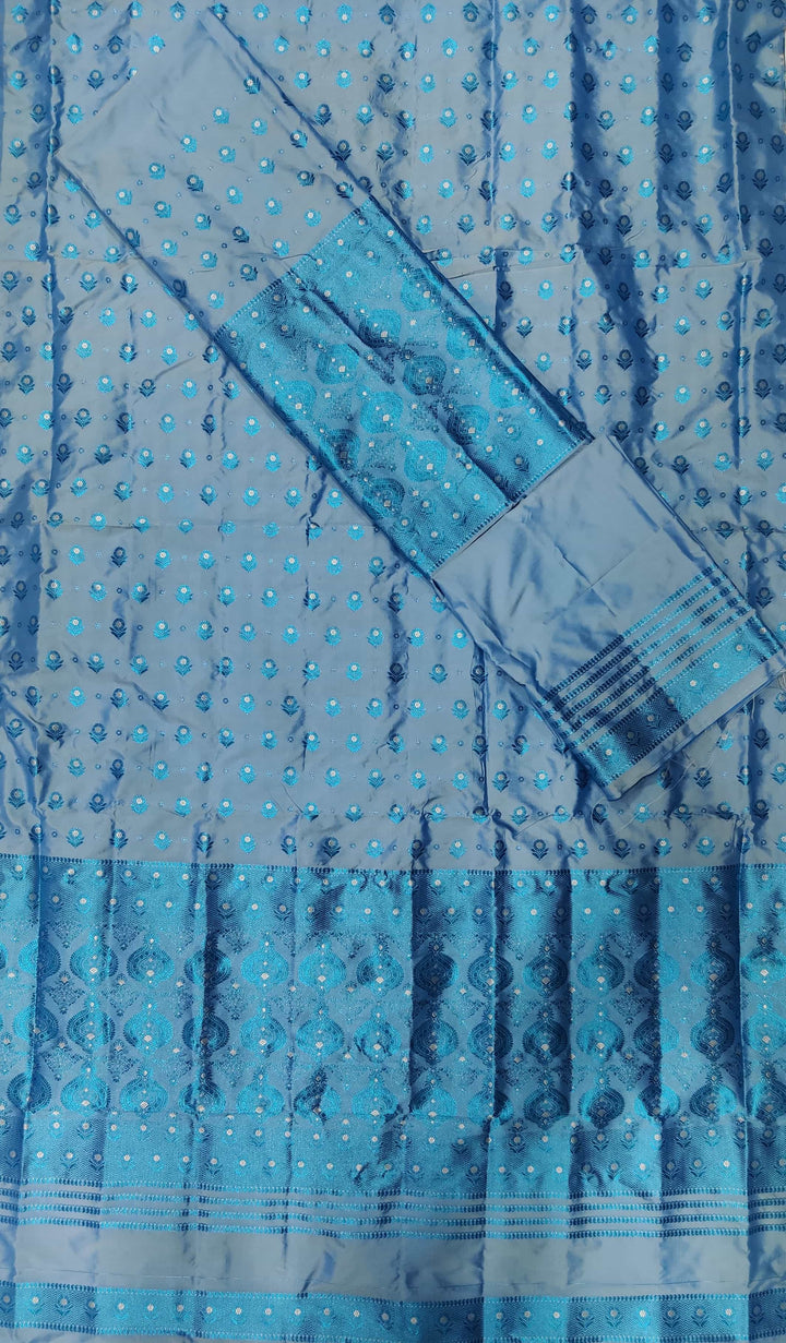 Colouring Jari Mix Set Mekhela Sador