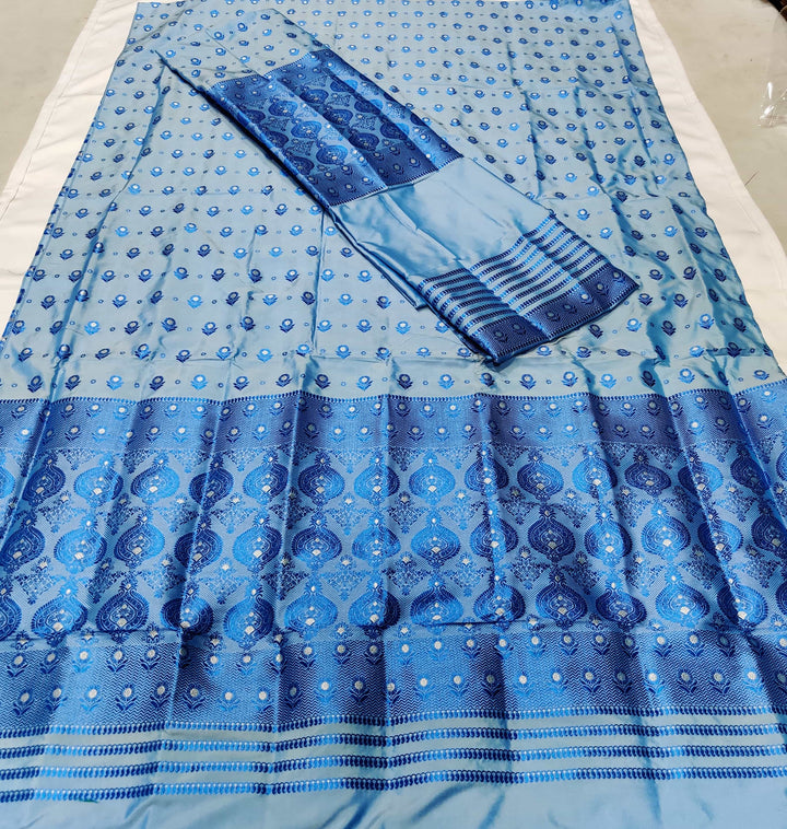 Colouring Jari Mix Set Mekhela Sador