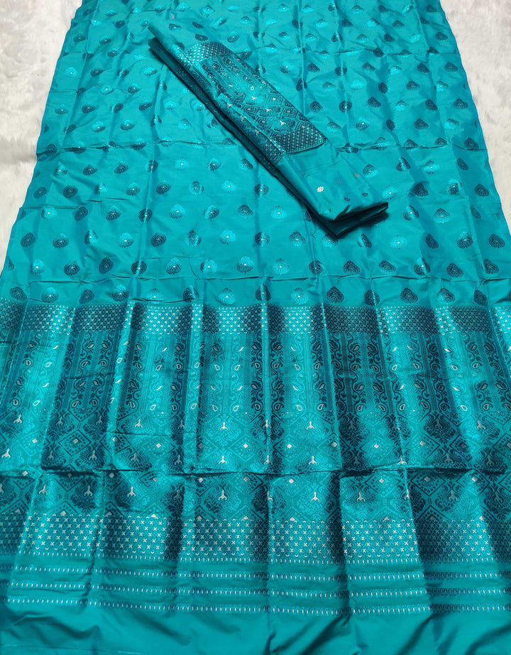 Colouring Jari Mix Set Mekhela Sador