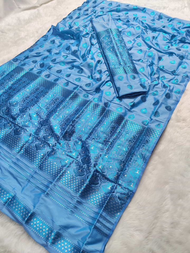 Colouring Jari Mix Set Mekhela Sador