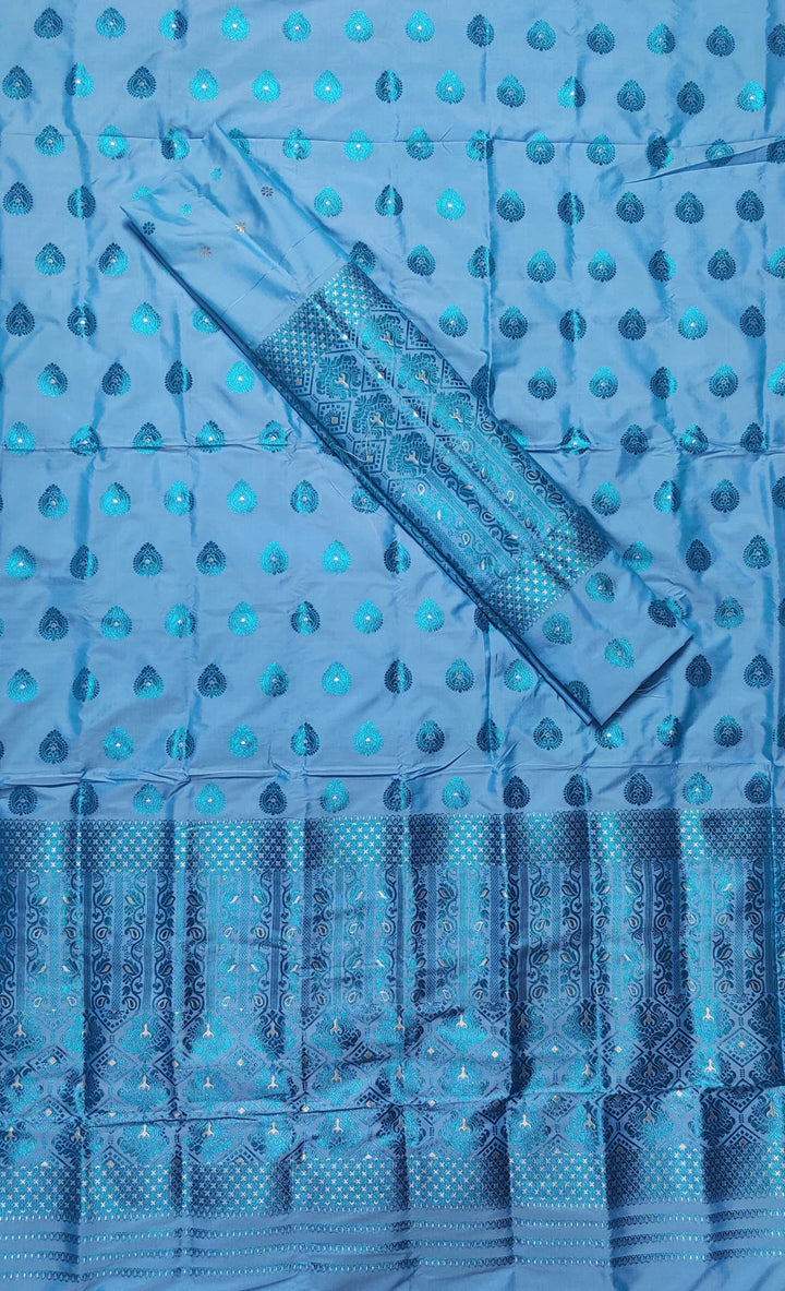 Colouring Jari Mix Set Mekhela Sador