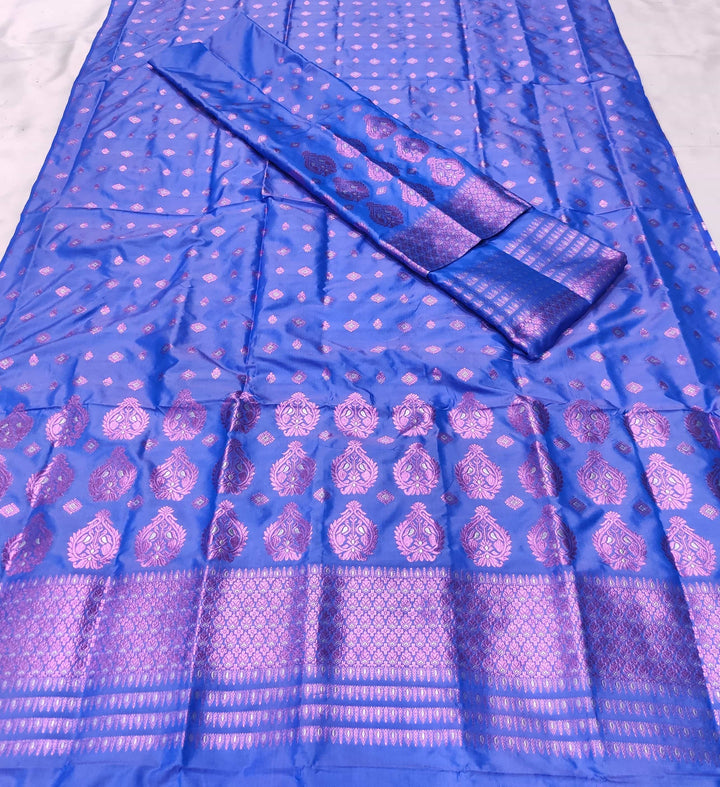 ৰং কৰা গুনা মিক্স ছেট মেখলা চাদৰ