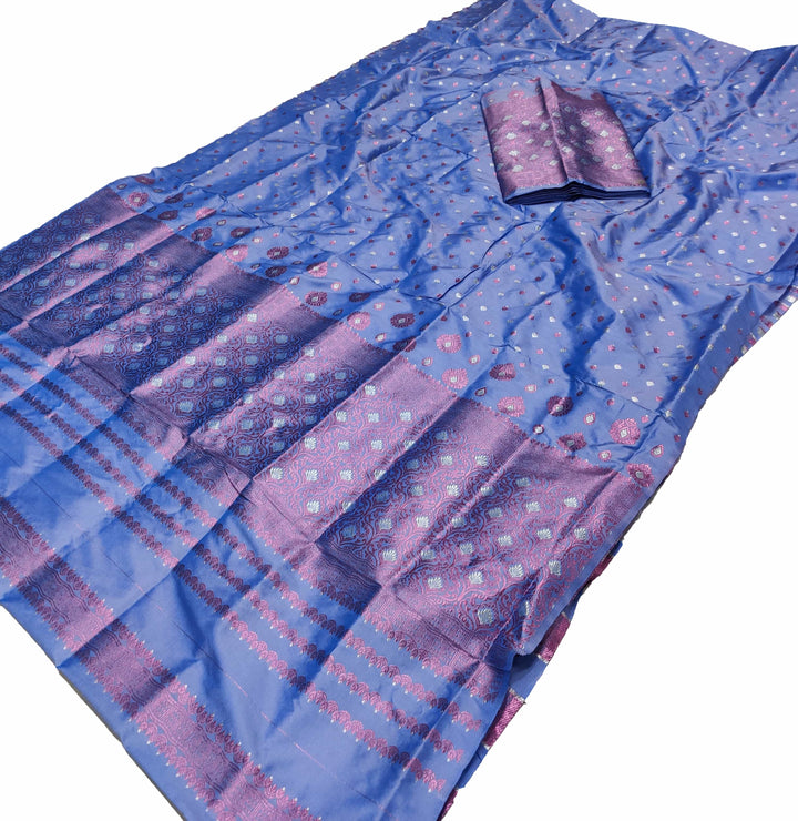 Colouring Jari Mix Set Mekhela Sador