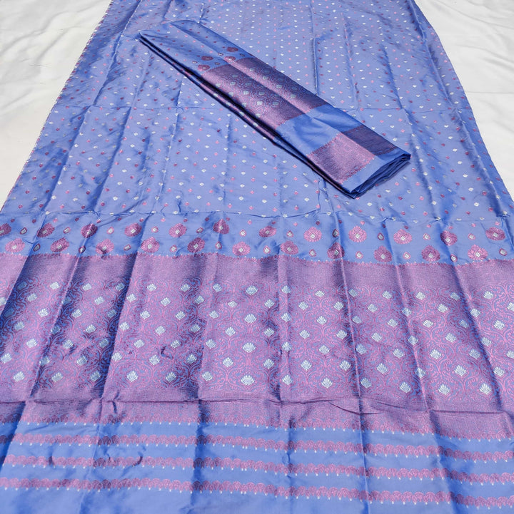 Colouring Jari Mix Set Mekhela Sador