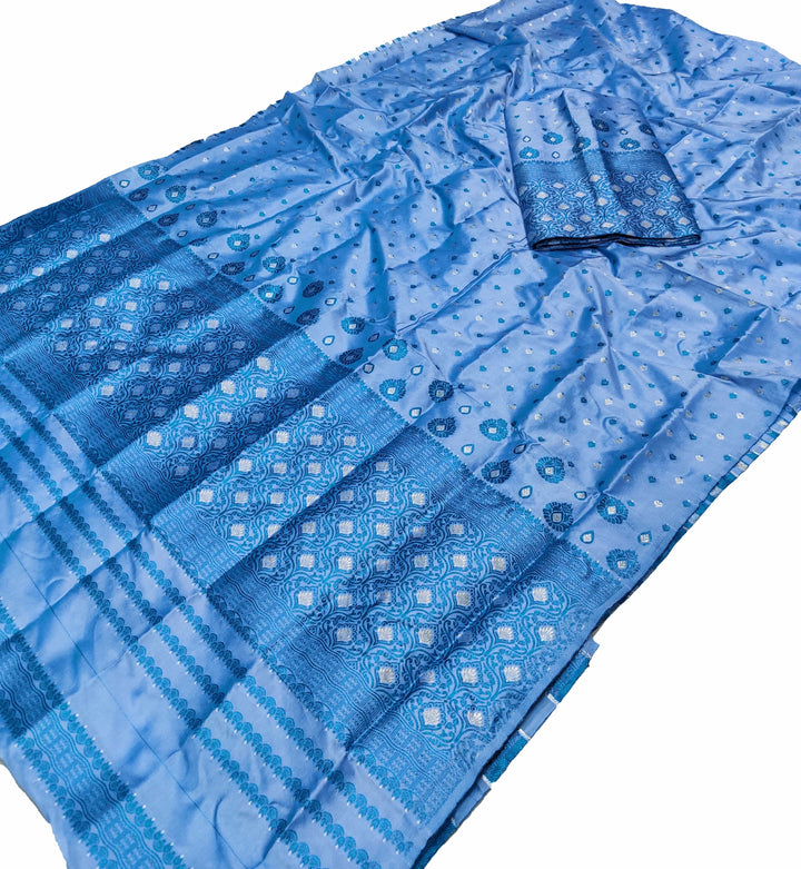 Colouring Jari Mix Set Mekhela Sador