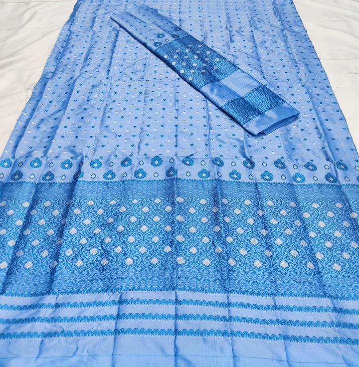 Colouring Jari Mix Set Mekhela Sador