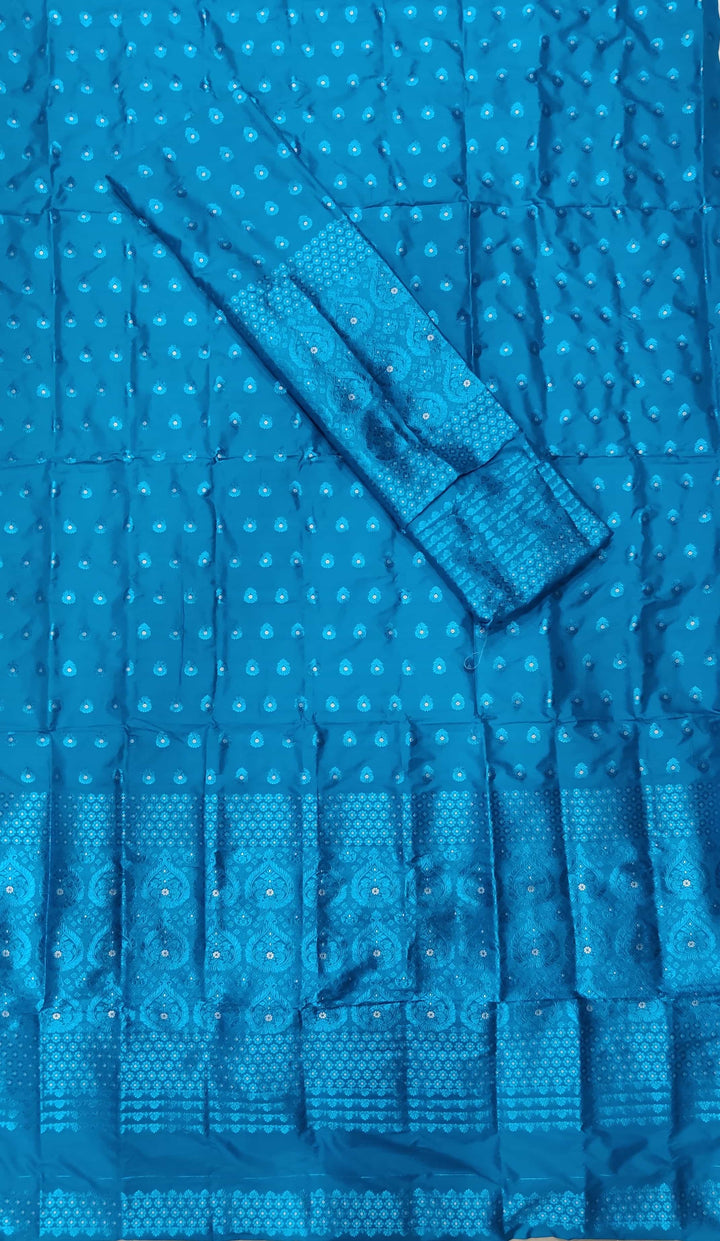 Colouring Jari Mix Set Mekhela Sador