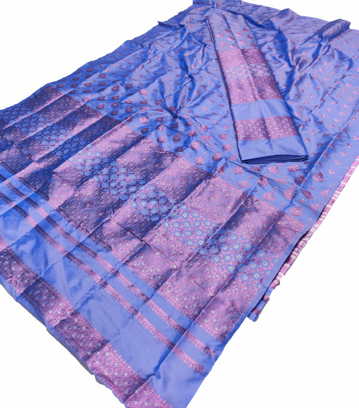 Colouring Jari Mix Set Mekhela Sador