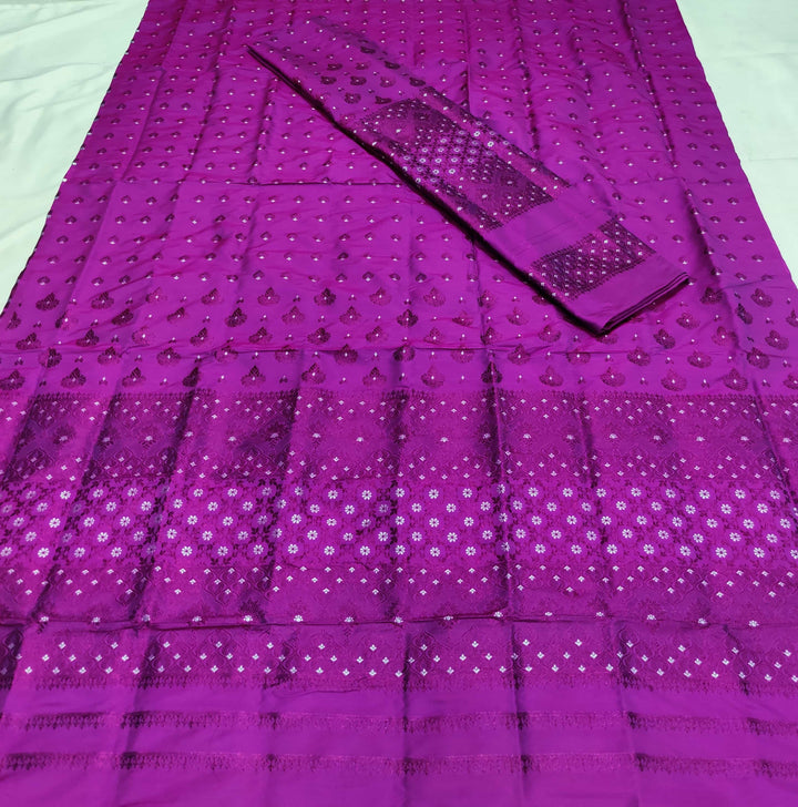 Colouring Jari Mix Set Mekhela Sador