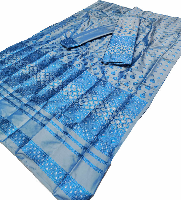 Colouring Jari Mix Set Mekhela Sador