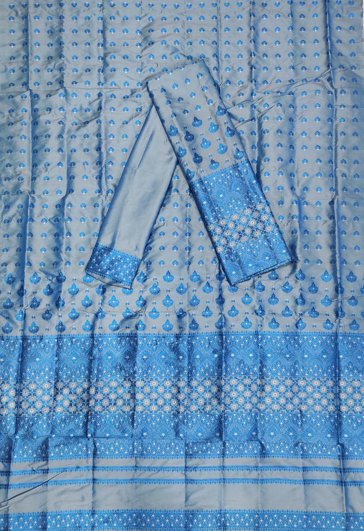 Colouring Jari Mix Set Mekhela Sador