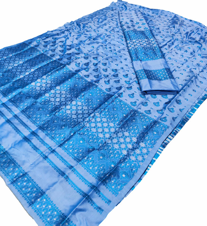 Colouring Jari Mix Set Mekhela Sador