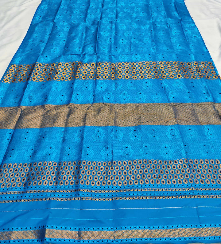 Colouring Jari Bedsheet Mix Set Mekhela Sador