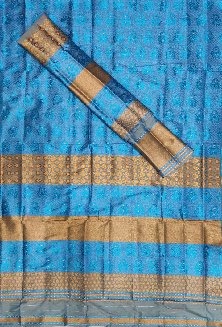 Colouring Jari Bedsheet Mix Set Mekhela Sador
