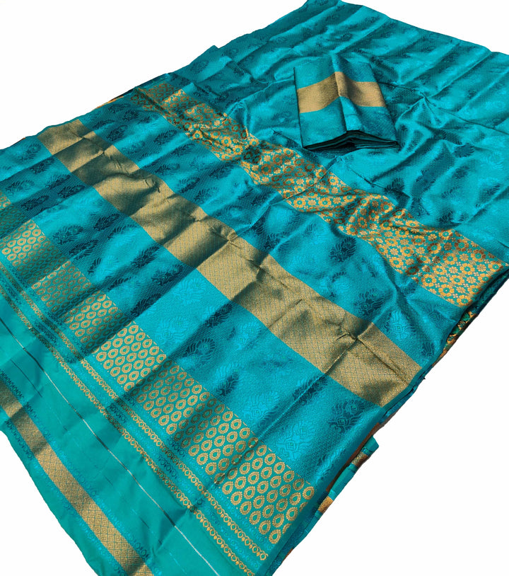 Colouring Jari Bedsheet Mix Set Mekhela Sador