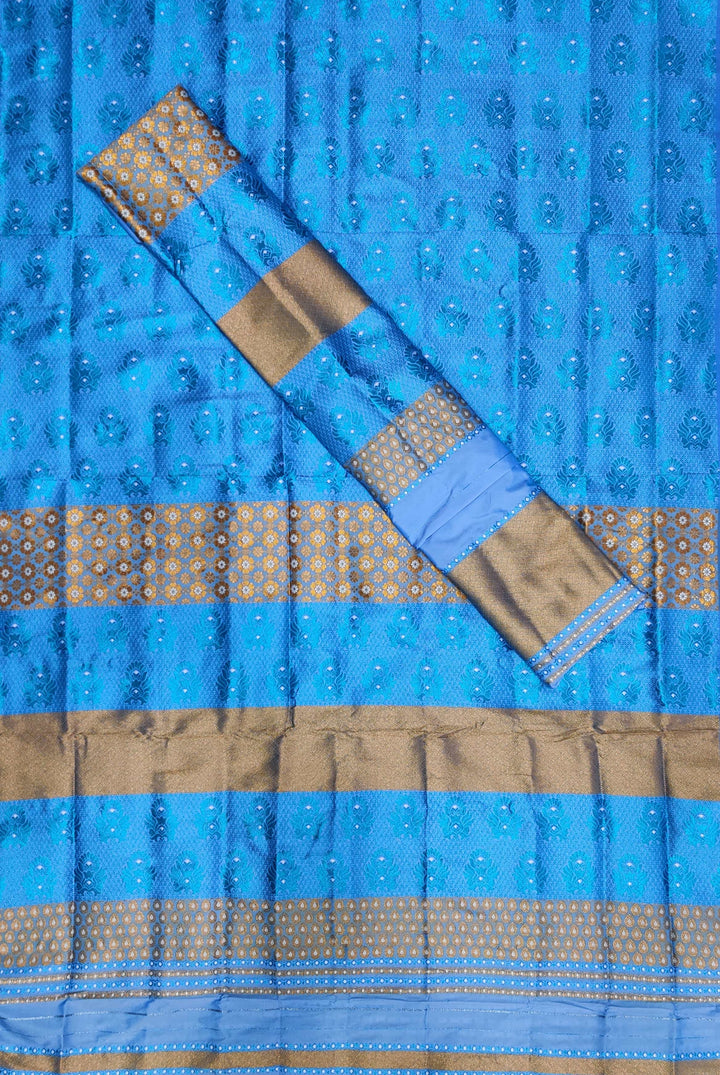 Colouring Jari Bedsheet Mix Set Mekhela Sador