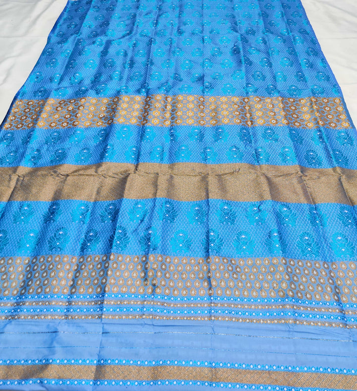 Colouring Jari Bedsheet Mix Set Mekhela Sador
