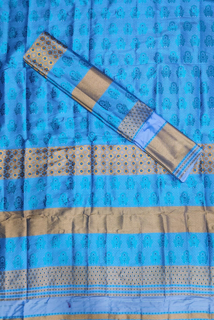Colouring Jari Bedsheet Mix Set Mekhela Sador