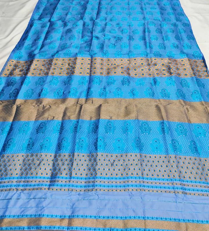 Colouring Jari Bedsheet Mix Set Mekhela Sador