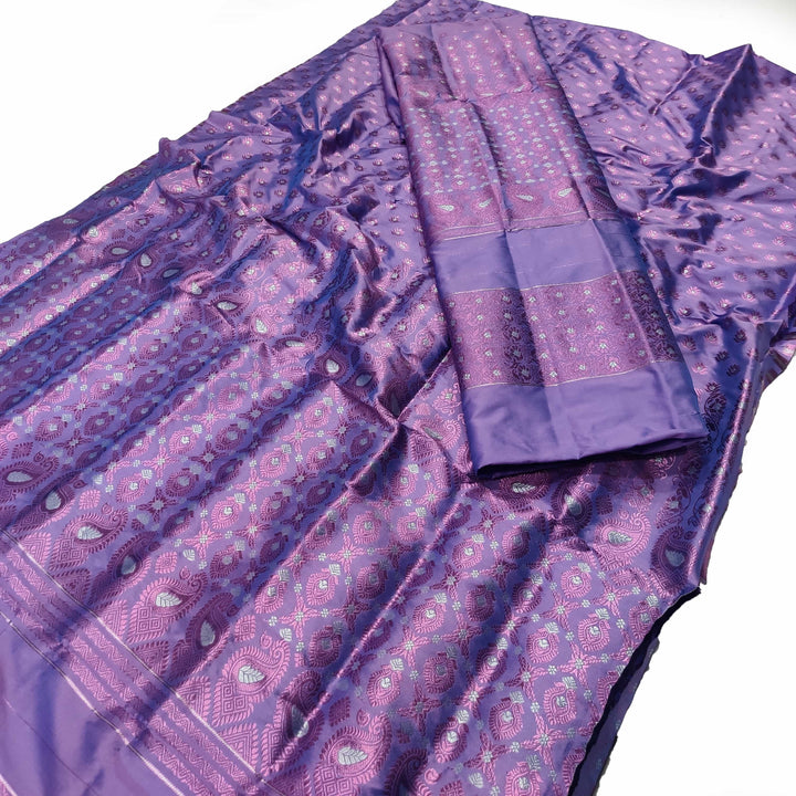Colouring Jari Mix Set Mekhela Sador
