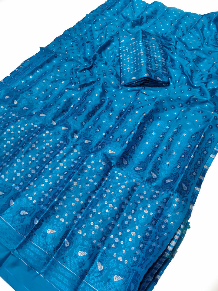 Colouring Jari Mix Set Mekhela Sador