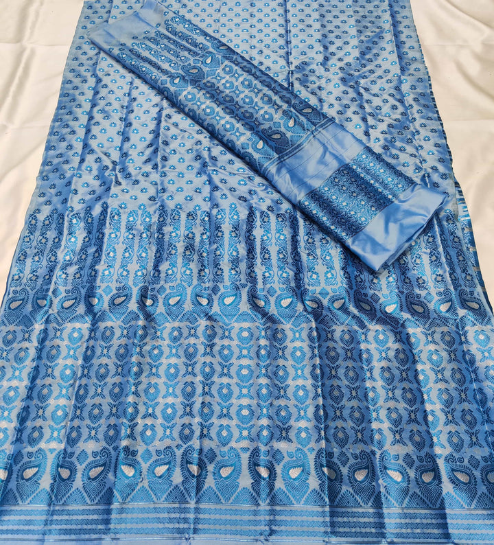Colouring Jari Mix Set Mekhela Sador