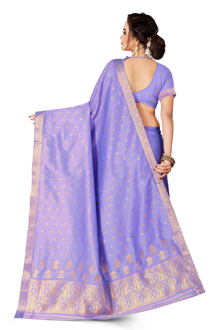 Gold Guna Poly Set Mekhela Sador