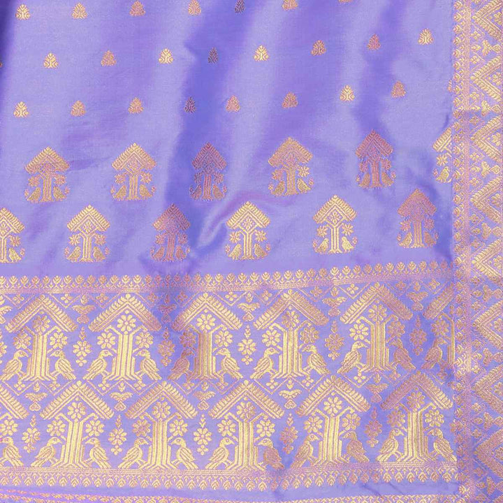 Gold Guna Poly Set Mekhela Sador