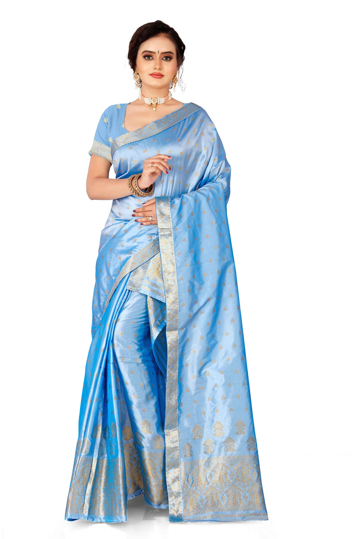 Gold Guna Poly Set Mekhela Sador