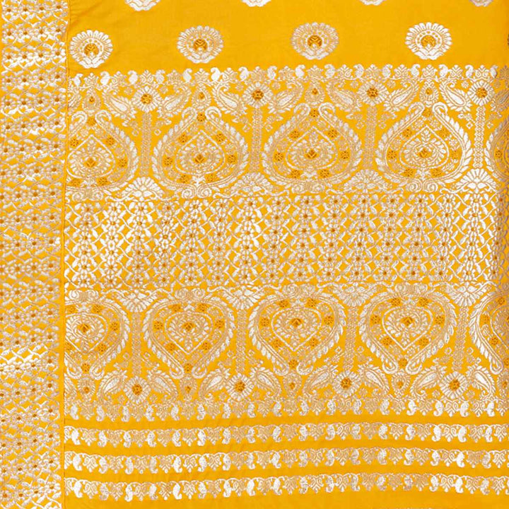 Gold-Silver Jari Mix Set Mekhela Sador