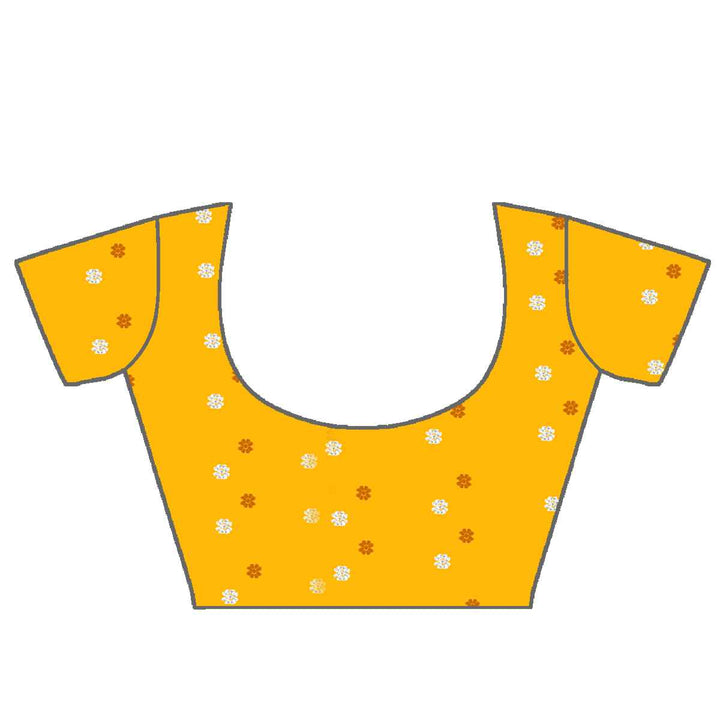 Gold-Silver Jari Mix Set Mekhela Sador