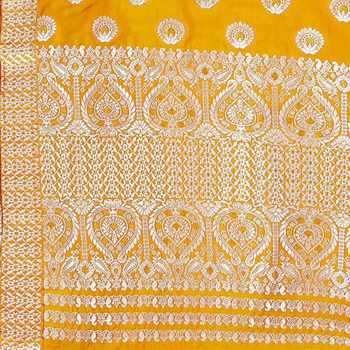 Gold-Silver Jari Mix Set Mekhela Sador