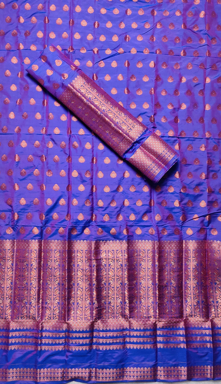 Copper Jari Mix Set Mekhela Sador