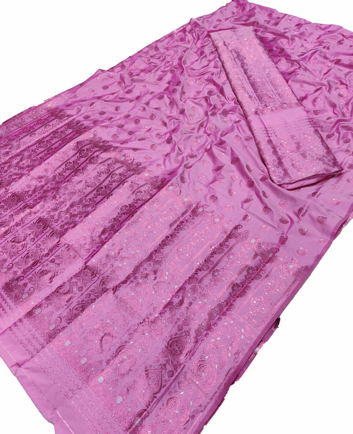 Colouring Jari Mix Set Mekhela Sador