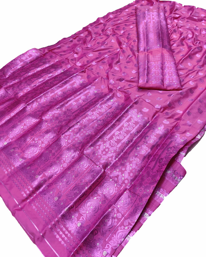 Colouring Jari Mix Set Mekhela Sador