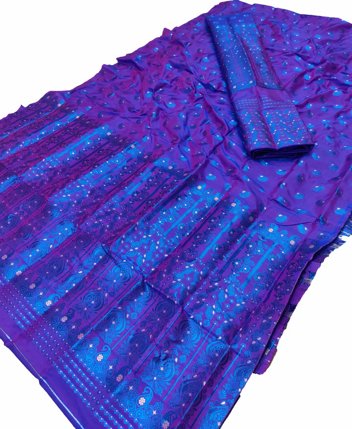 Colouring Jari Mix Set Mekhela Sador
