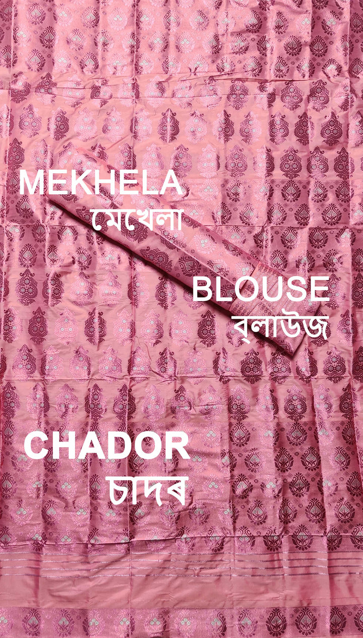 Colouring Jari Mix Set Mekhela Sador