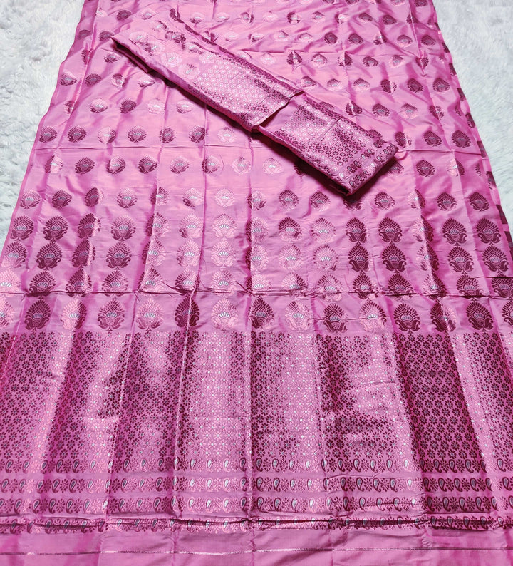 Colouring Jari Mix Set Mekhela Sador