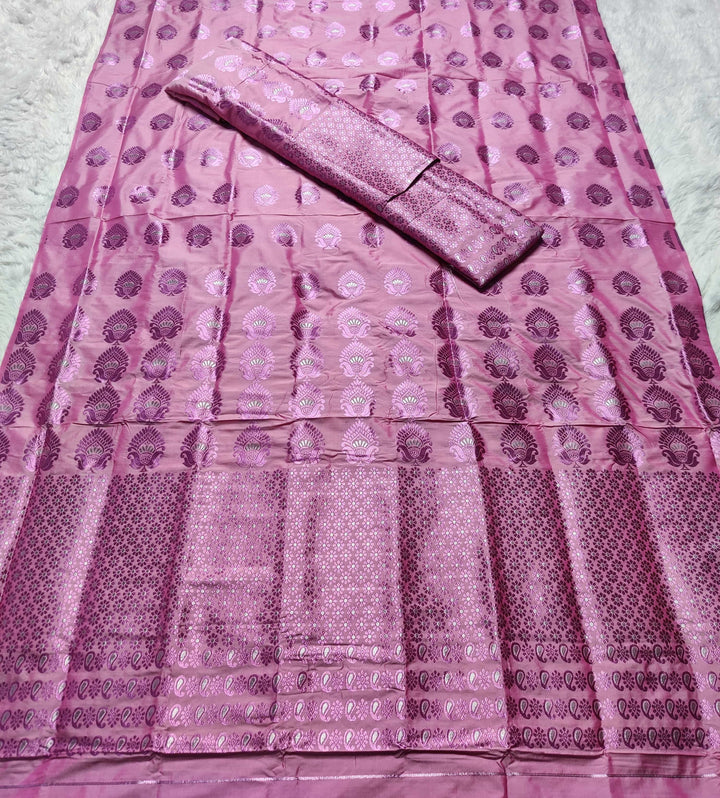 Colouring Jari Mix Set Mekhela Sador