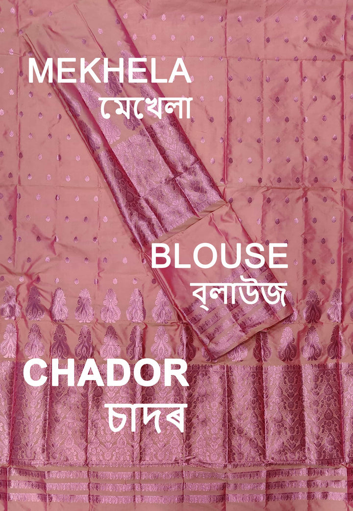 Colouring Jari Mix Set Mekhela Sador