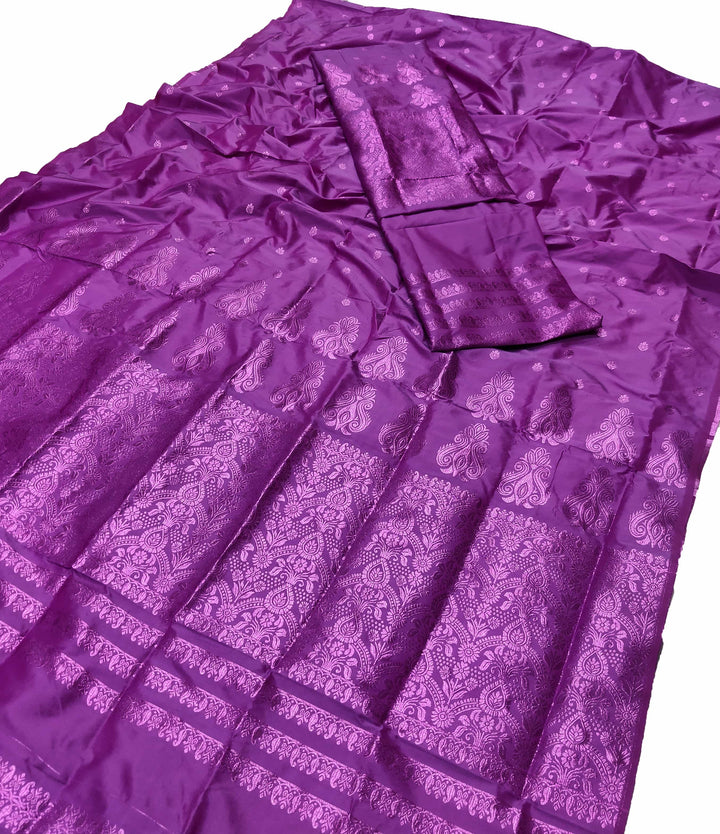 Colouring Jari Mix Set Mekhela Sador