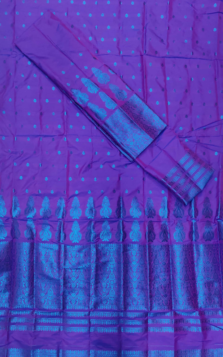 Colouring Jari Mix Set Mekhela Sador
