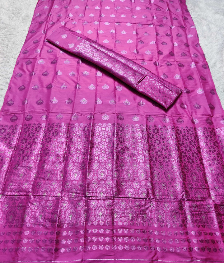 Colouring Jari Mix Set Mekhela Sador