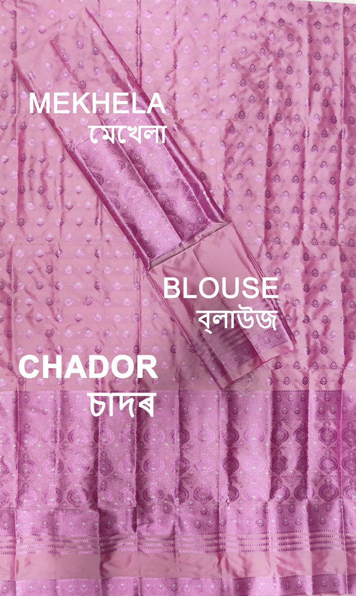 Colouring Jari Mix Set Mekhela Sador