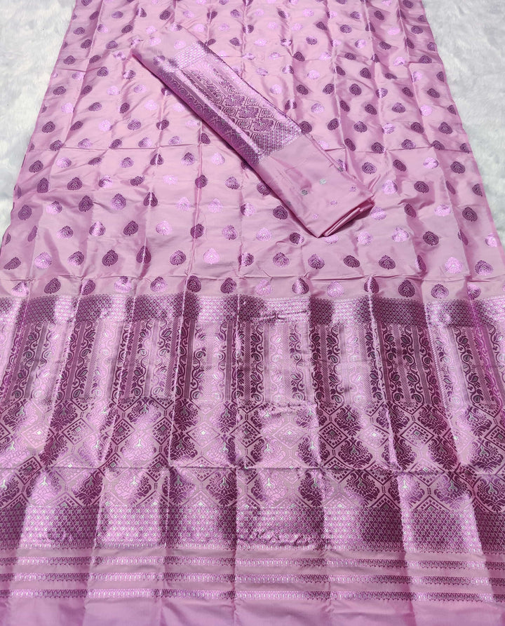 Colouring Jari Mix Set Mekhela Sador