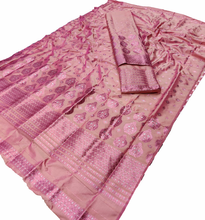 ৰং কৰা গুনা মিক্স ছেট মেখলা চাদৰ
