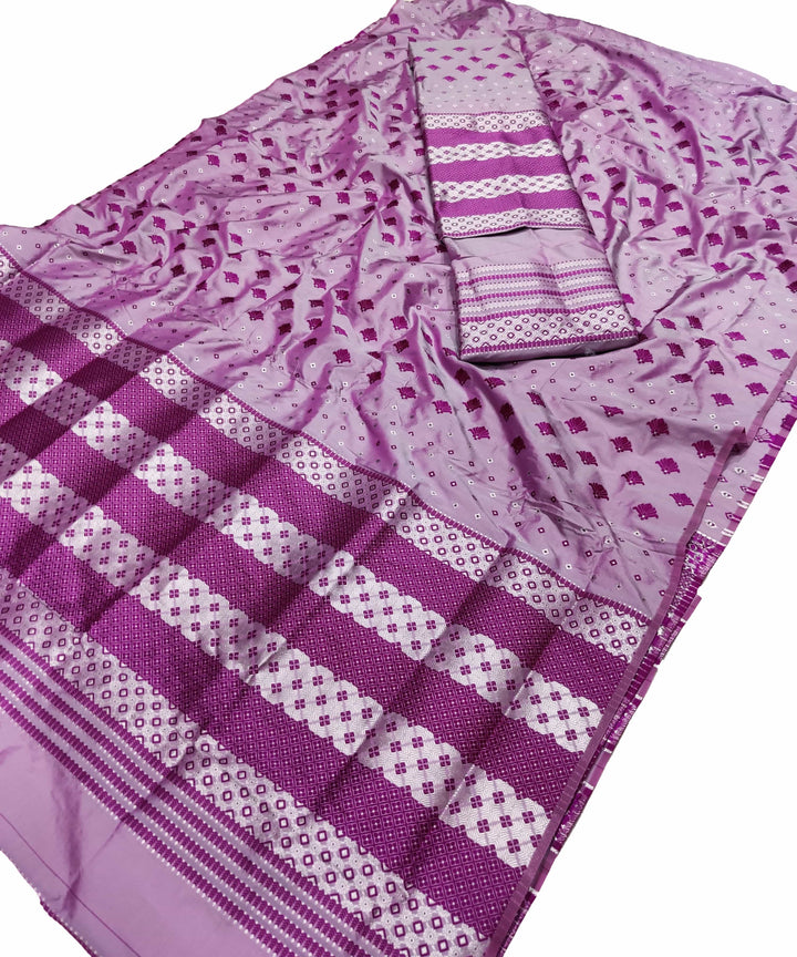 সূতাৰ- কাম (Dhaga-Work) মিক্স ছেট মেখলা চাদৰ