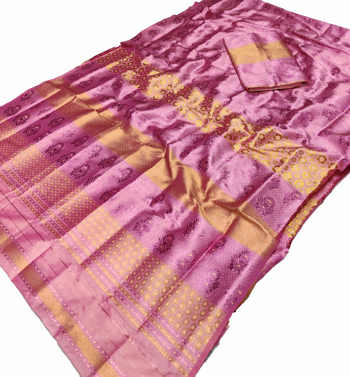 Colouring Jari Bedsheet Mix Set Mekhela Sador