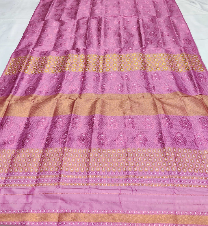 Colouring Jari Bedsheet Mix Set Mekhela Sador